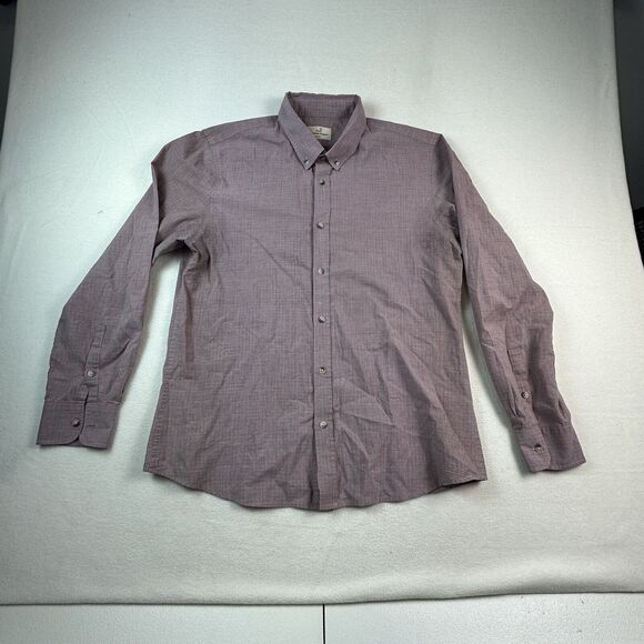 Marine Layer Other - Marine Layer Shirt Mens Large Red Plaid Lightweight Shirt Long Sleeve